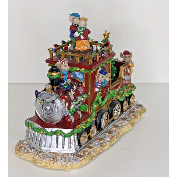 San Francisco Music Box Co. Animated Mouse Train #31-39467-2-00 WORKS Read - Picture 5 of 7